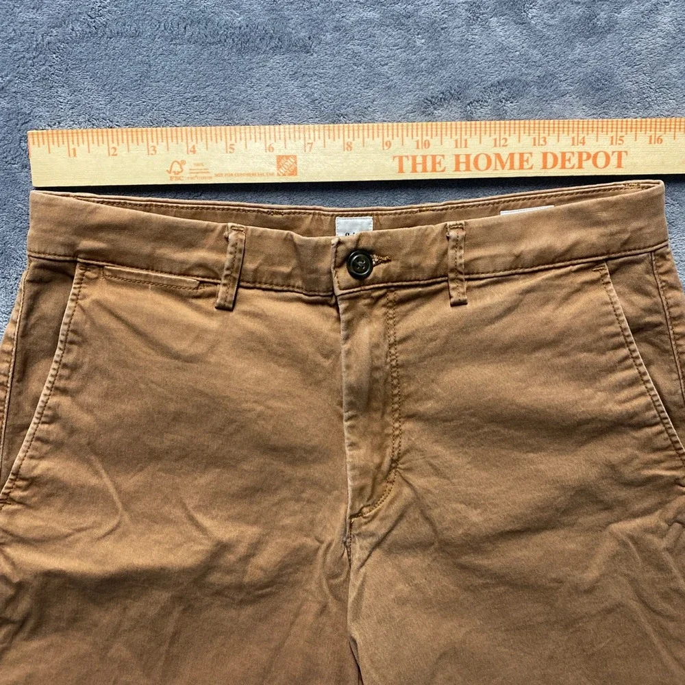 Gap Shorts Mens 31 Essential Khaki Brown 10 Inch Inseam Cotton Made in 2022